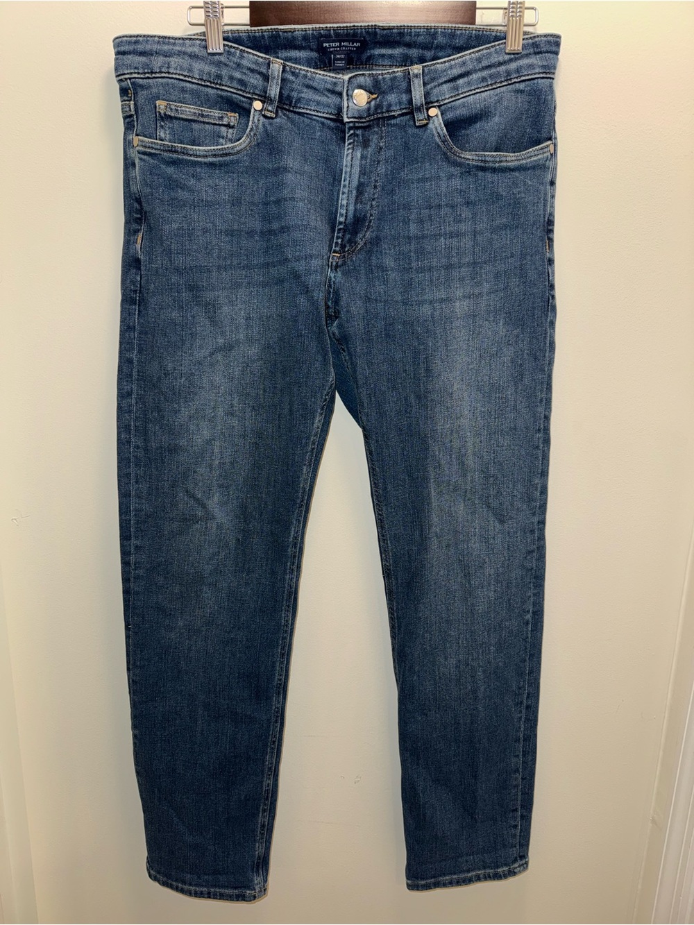 Peter Millar Tailored Fit 2-way Stretch Jeans